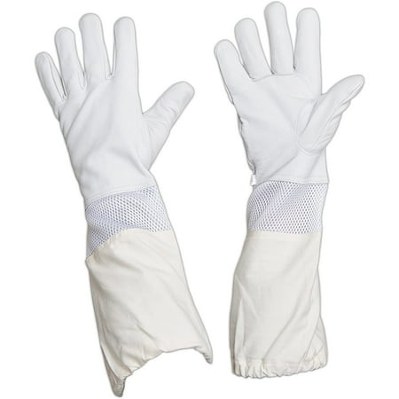 Professional Beekeeping Beekeeping Gloves Goatskin with Vented Long Sleeves Tool